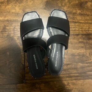 Size 7 Marc Fisher black sandal